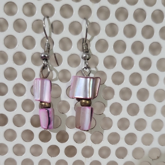 Elegant Abalone Shell Earrings - Picture 1 of 1